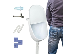 Urinario Mural Para Hombres, Con Desviador De Orina Antidesbordamiento Y Tapa.