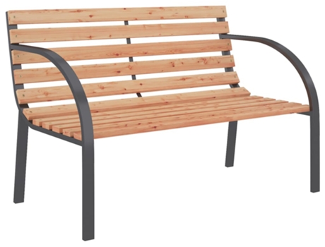 Banco Jardin VIDAXL Marrón Madera (120x62x82 cm)