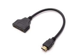 Divisor HDMI 1x macho a 2x hembra 4K de alta velocidad para PC, TV y juegos - STELASPLEN | STELASPLEN