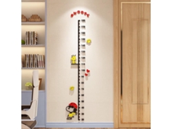 Tabla De Crecimiento Para Bebés, Regla De Pared Para Medir La Altura, Decoración Acrílica, Perro Bebé