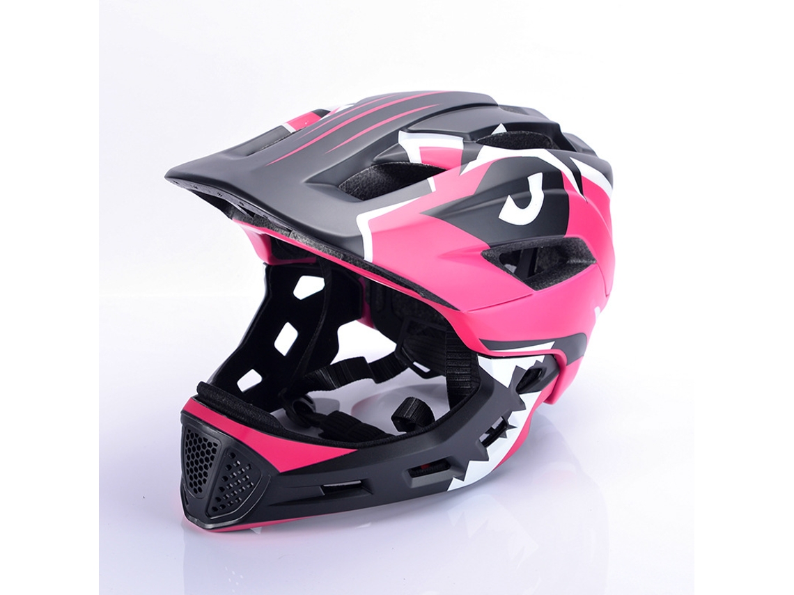 Casco De Ciclismo Infantil (rojo Rosa), Casco Deportivo, Casco Integral Desmontable