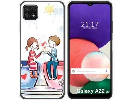 Carcasa Samsung Galaxy A22 5G TUMUNDOSMARTPHONE Café Multicolor