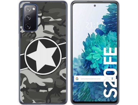 Carcasa Samsung Galaxy S20 FE TUMUNDOSMARTPHONE Camuflaje 02 Multicolor