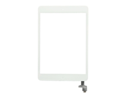 Digitadora De Tela Touch Para Mini 1 2 Vidro Temperado Substituição Com Botão E Adesivo Branco