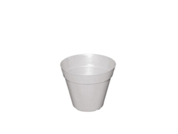 Pote listrado ARTEMA nº 4 branco 14 x 16 cm