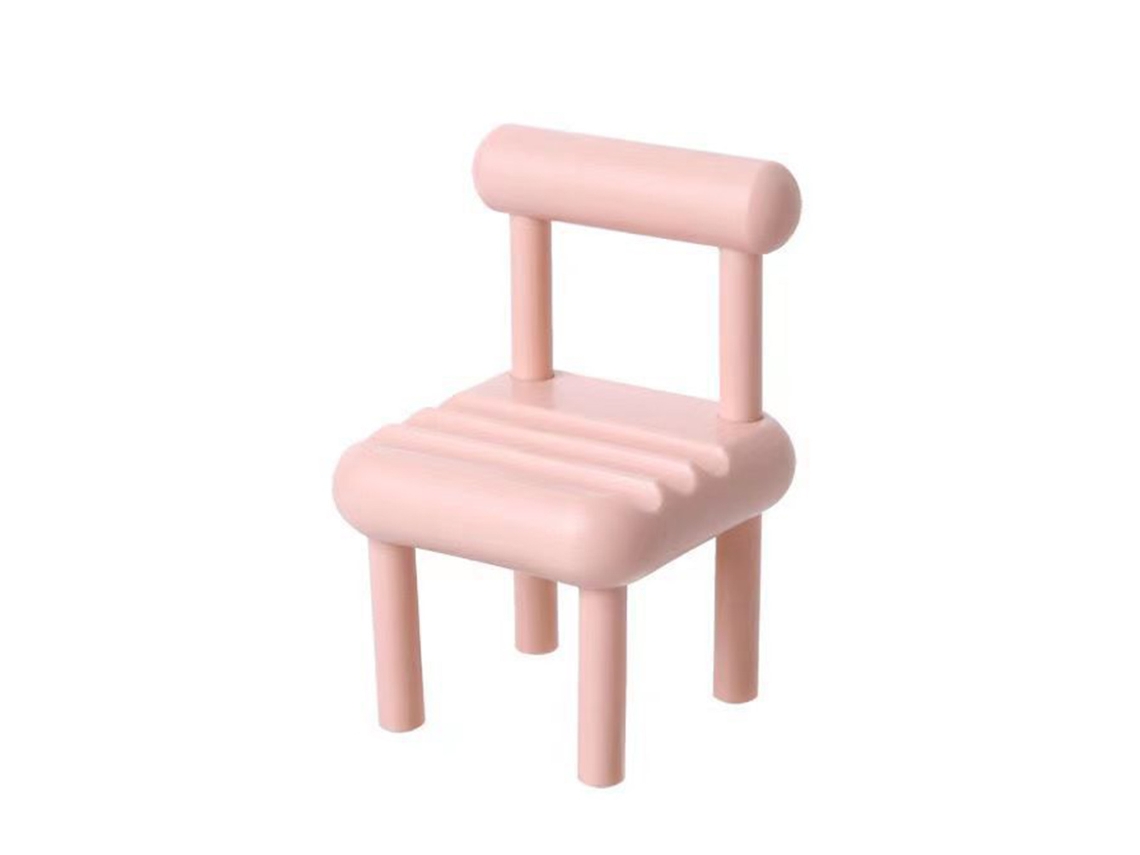 Soporte Para Teléfono (forma De Mini Silla, Ángulo Ajustable)