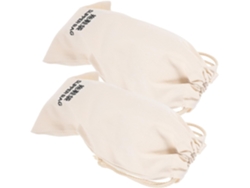 2 Zapatillas Natural Bolsa Almacenamiento Cordón Ligera Resistente Ideal Viajes Hoteles 17 32 Pack Lona X Cm