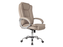 Sillón de Oficina Karen elevable y reclinable Piel sintética Color Taupe VS VENTA-STOCK 72 x 68 x 110
