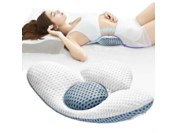 Almohada Lumbar Ortopedica Columna Lumbar Soporte Para Dormir Soporte Lumbar Cama Almohada Para Ciatica Embarazo Dolor De Cadera O Pierna JEIIBRZUI Worten.es