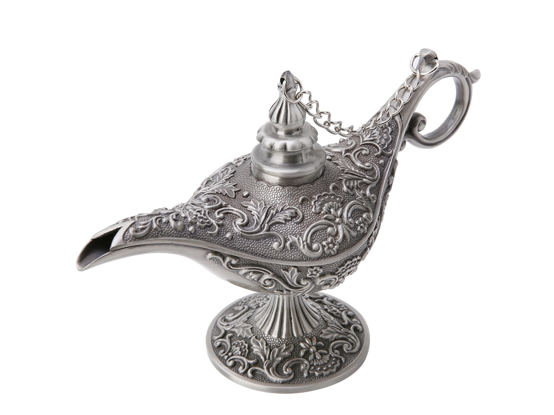 Lámpara De Aladino, Quemador De Incienso Decorativo Para Mesa, Adorno Para El Hogar, Calidad Duradera.
