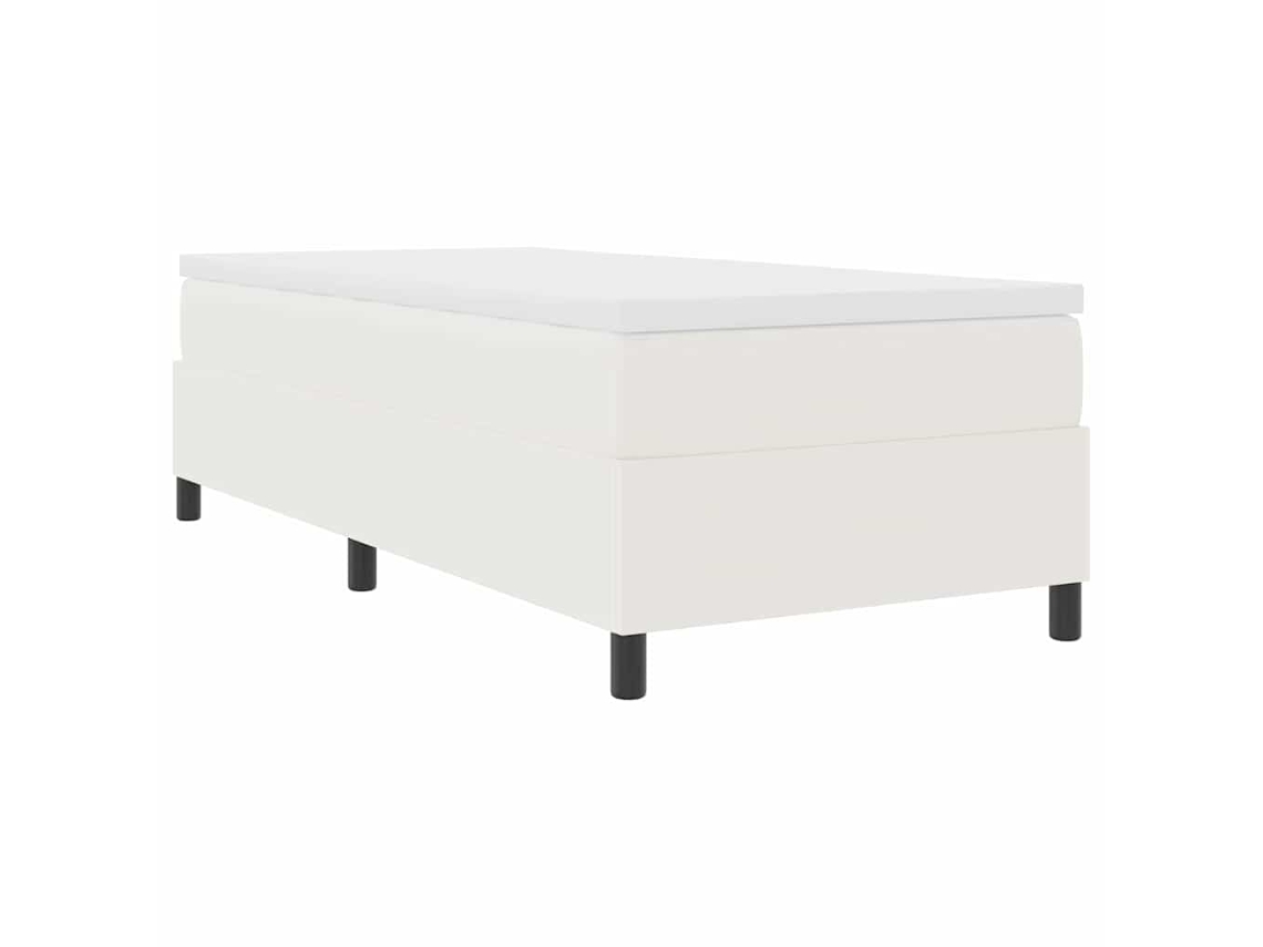Maison Exclusive - Cama Tipo Box Spring Crema Y 100 X 200 Cm Tela De Pana