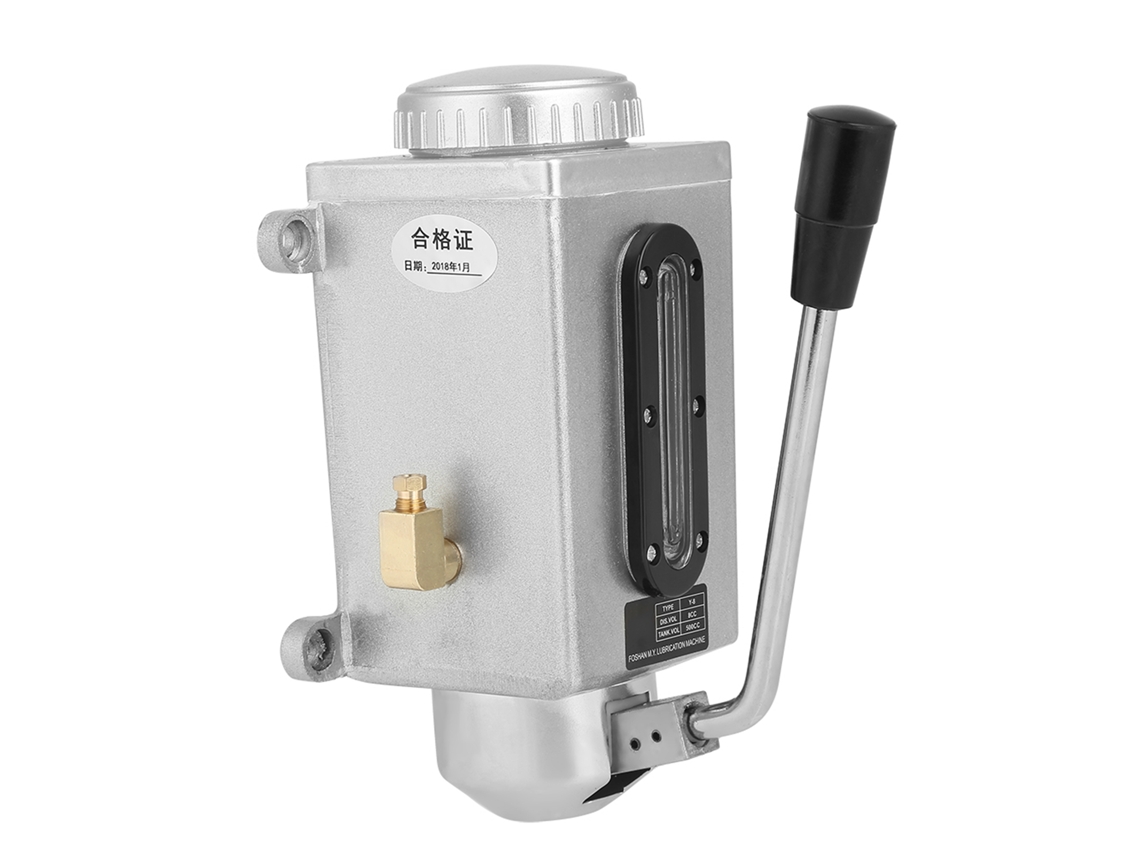 Bomba de aceite manual Lubricante 500cc CNC, 4 mm, doble salida, para lubricación manual.