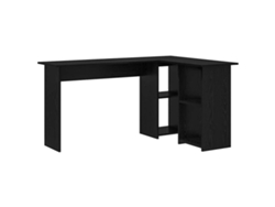 Maison Exclusive - Escritorio Roble Negro 142 X 102 X 73 Cm Madera De Ingeniería