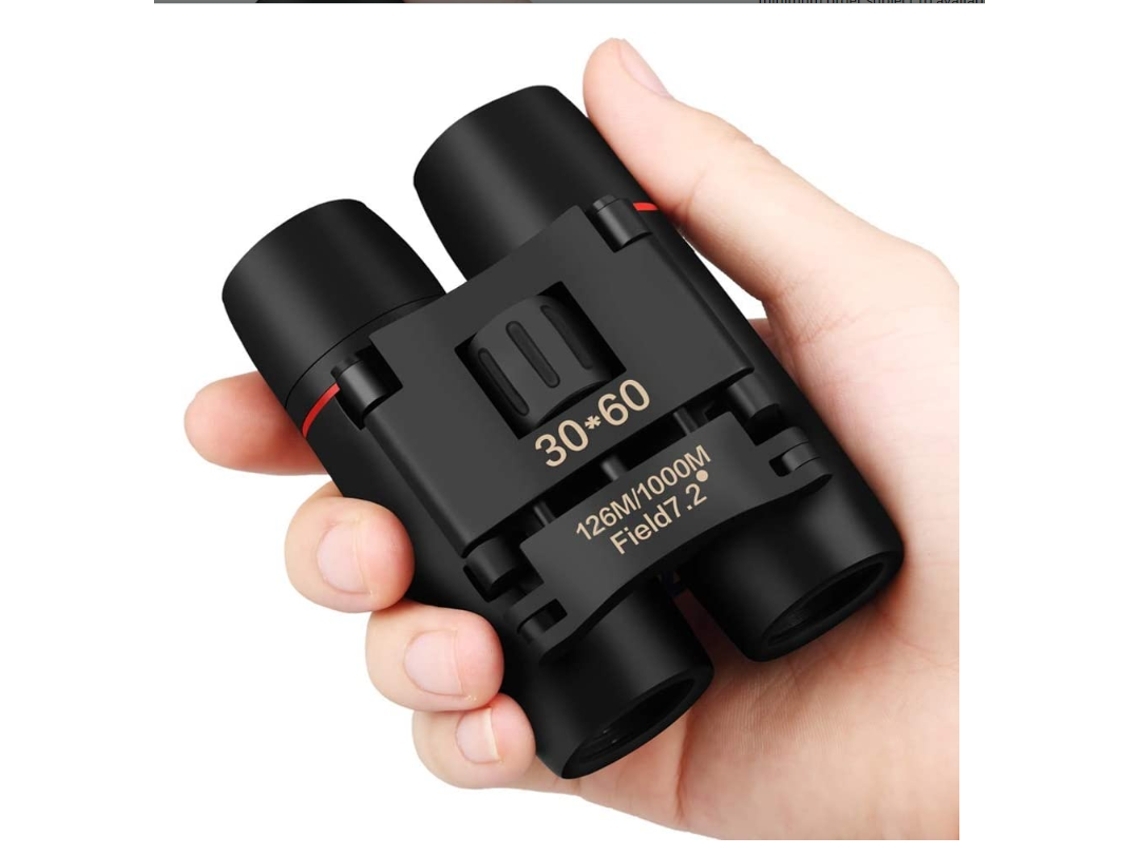Prismáticos ENKERS Monoculares de visión nocturna Dispositivo de visión nocturna láser 10 X 32 Gran aumento Portátil Adulto Negro-Negro