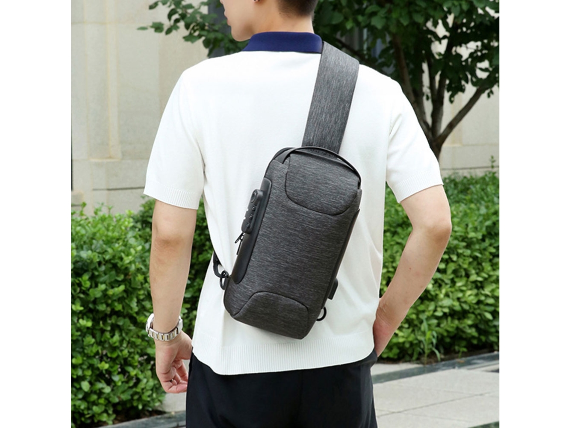 Mochila Bandolera de Hombro para Hombre y Mujer Bolso Pequeño Cruzado de  Pecho