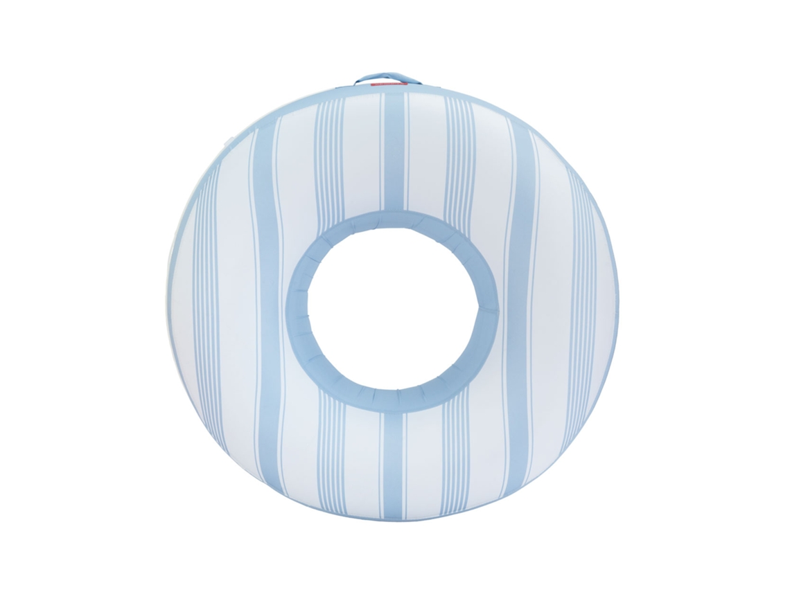 Flamingueo Flotador Donut Premium Pvc Con Cuerda Azul
