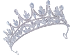 Coroa De Noiva Em Zircônia, Tiara Leve Para Mulheres, Acessório De Cabelo.
