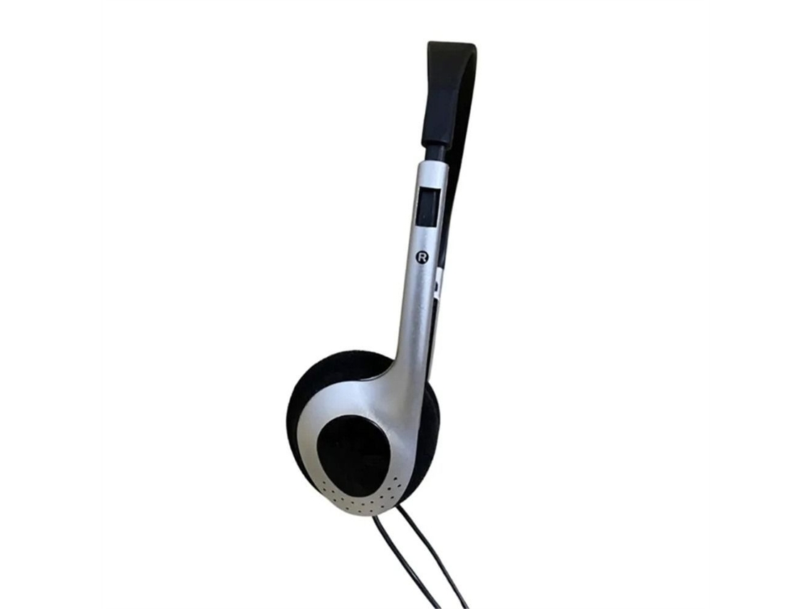 Auriculares Y2k con personalidad retro, color azul y negro, estilo moderno, con cancelación de ruido de 3,5 mm.