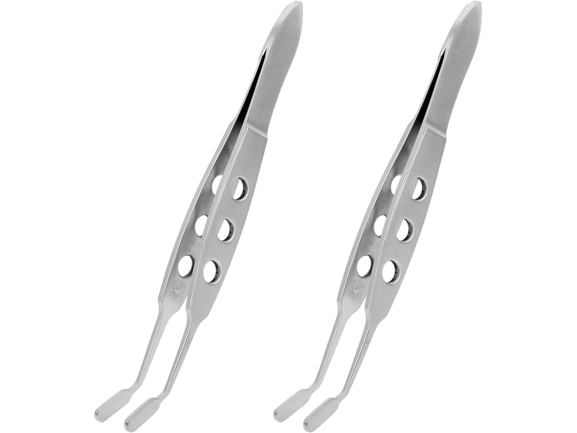 2pièces Pince Para Extraire Les Glandes De Meibomius Outil De Beauté Yeux Masseuse Acier Inoxydab...