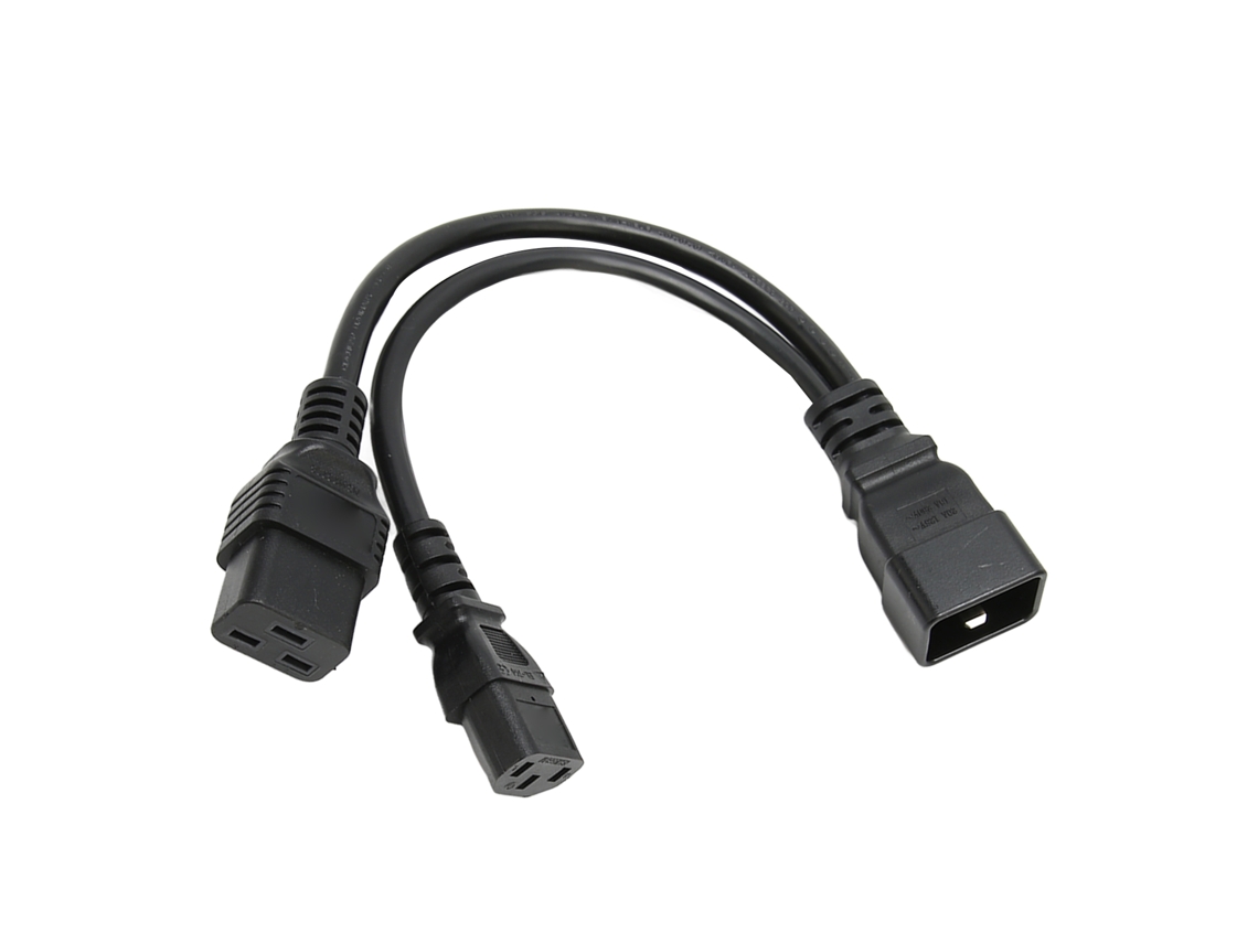 Cable De Conversión De Energía De Salida 1 A 2 Compatible Con La Interfaz Iec320