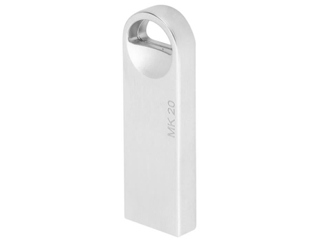 HURRISE U Disk Maikou Mini USB 2.0 Portátil en Aleación de Aluminio U Disk 32 Gb Unidad de Computadora Plata