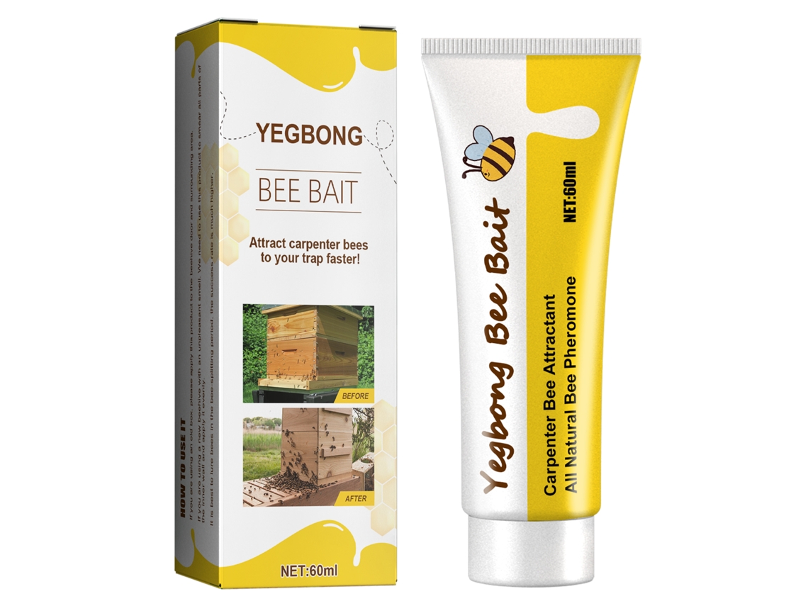 Apicultura con trampa adhesiva para abejas Yegbong en árboles de melón