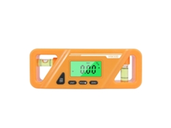 Transportador digital con pantalla y nivel magnético, herramienta de medición de ángulos para carpintería y reparación de automóviles.