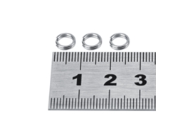 Danu26-100pcs Anillas Separables De Acero Inoxidable Doble Círculo Para Anzuelos Conector De Pesca (7)