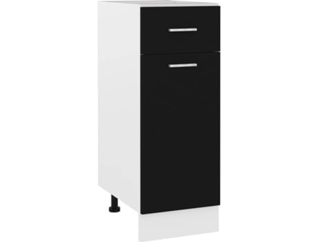Mueble de cocina VIDAXL Negro Madera contrachapada (30x46x81.5)
