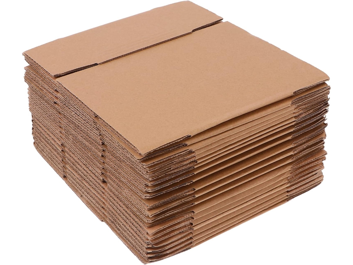 Cajas De Embalaje Pequeñas, 20 Unidades, Cartón De Triple Capa, Resistentes, Ecológicas, Papel Kraft Natural.