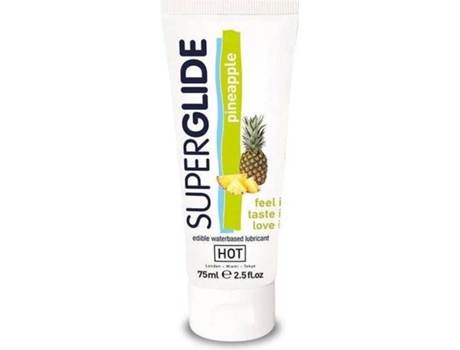 Lubricante HOT Comestible Superglide Piña (75ml)
