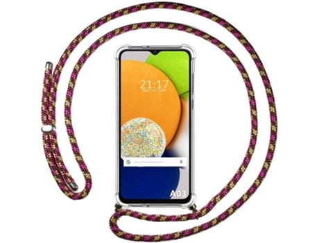 Carcasa para Samsung Galaxy A03 TUMUNDOSMARTPHONE Colgante Rosa
