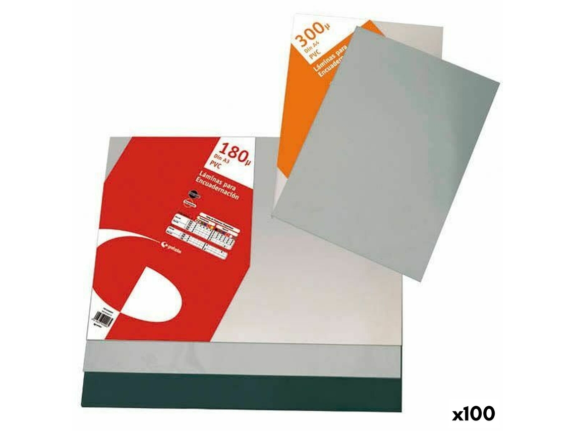 Portadas de encuadernación GRAFOPLAS Transparente A4 PVC (100 Unidades)