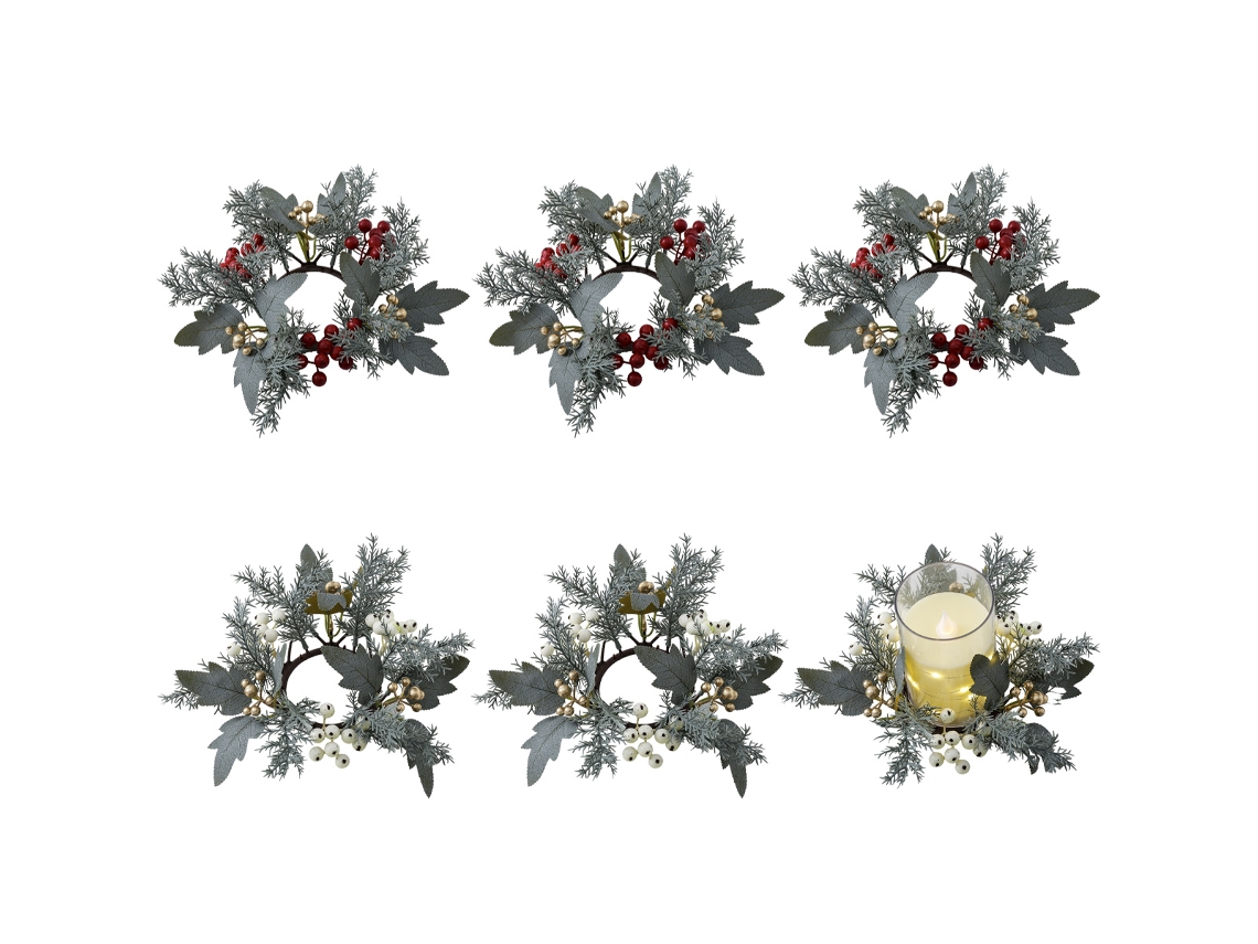 Guirnaldas de velas decorativas, juego de 6 piezas TRUYUETY