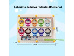 Bola magnética con laberinto para niños para mejorar la concentración del bebé.