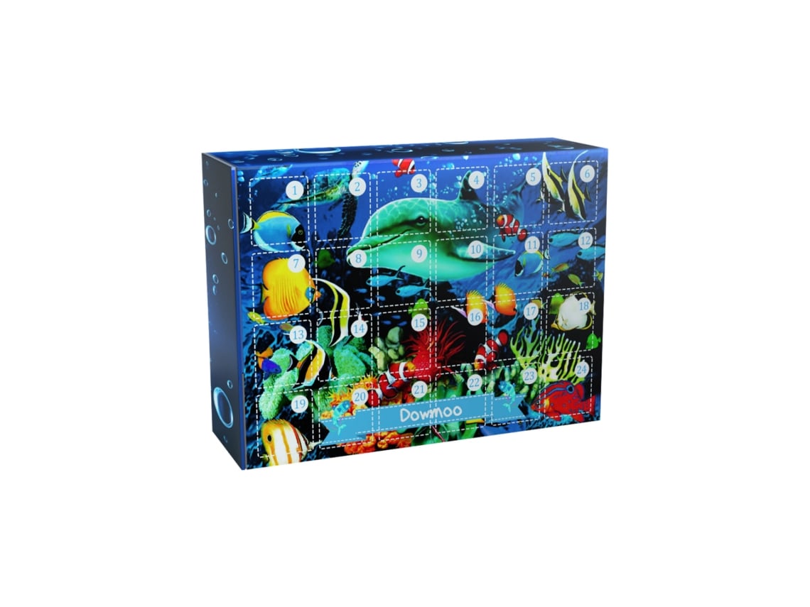 Caja sorpresa de juguetes de animales del mundo submarino