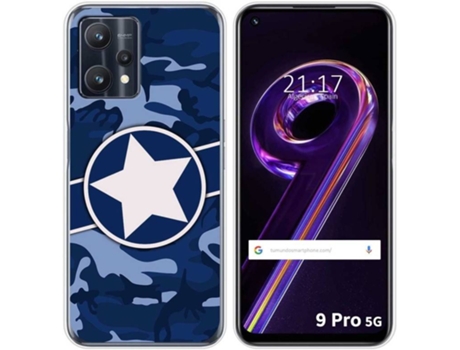Carcasa para Realme 9 Pro 5G TUMUNDOSMARTPHONE Dibujos Camuflaje 03 Multicolor