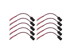 Juego De 10 Adaptadores De Extensión Para Bombillas Led T10 W5w Para Coche.