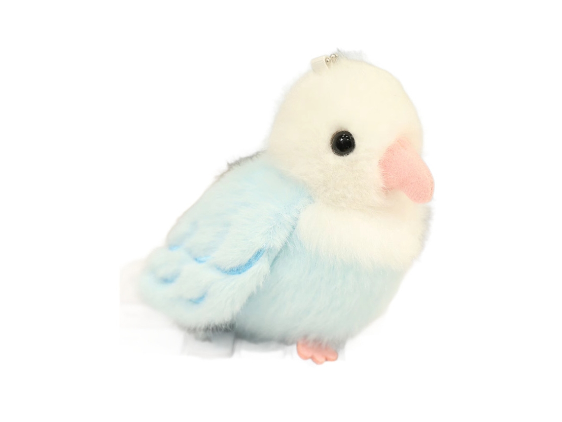 Peluche de loro de cabeza dorada con pulsera de palma CHABERLU