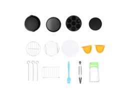 Accesorios Para Freidora De 2,7 A 3,2 Cuartos De Galón: Rejilla Para Parrilla, Moldes Para Pizza Y Pasteles, Pinzas, Utensilios De Cocina.