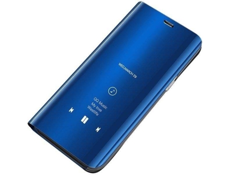 Carcasa Galaxy S9 Plus LMOBILE Clear View Azul