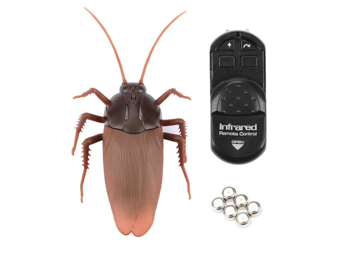 Cucaracha De Juguete Con Control Remoto Infrarrojo Para Un Juego Divertido Y Aterrador.