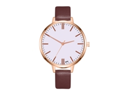 Reloj De Mujer Zhoulianfa Sunflower Fashion, Esfera Analógica De Cuarzo, Color Café.
