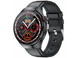 Reloj inteligente con control de salud con un solo toque, ECG, presión arterial, medición de grasa corporal y función SOS, negro Bestvite