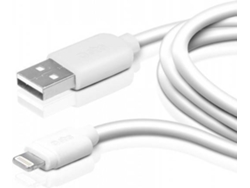 Cable SBS TECABLEUSBIP5 (USB - Lightning - 1 m - Blanco) — Lightning - USB | 1 m