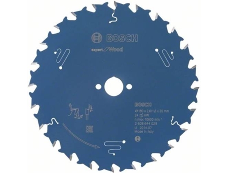 Disco de Sierra Circular BOSCH Expert para Madera 180x20x2.6 mm - 24