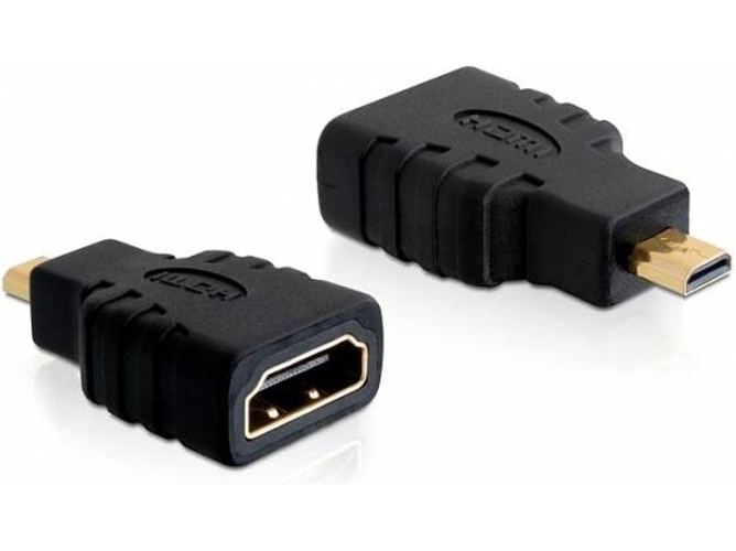 Adaptador HDMI DELOCK (Micro HDMI A - Negro)