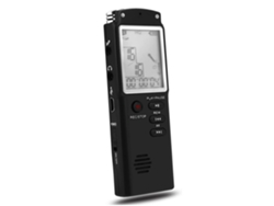 Grabadora de voz digital HD de 16 GB y 1536 Kbps con activación por voz y reproducción, con reproductor MP3 Yizhood (negro)