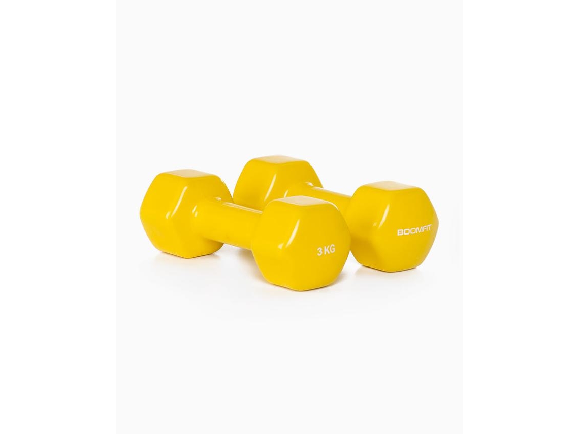 Mancuernas BOOMFIT Vinilo (3kg)