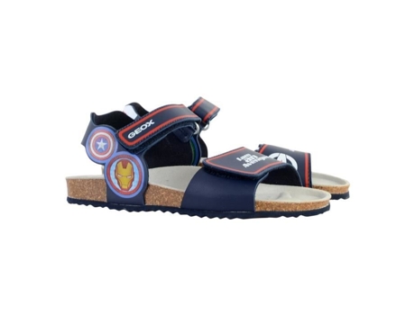 Sandalias de Niño GEOX Infantis Ghita Marine Scratch Azul (34)